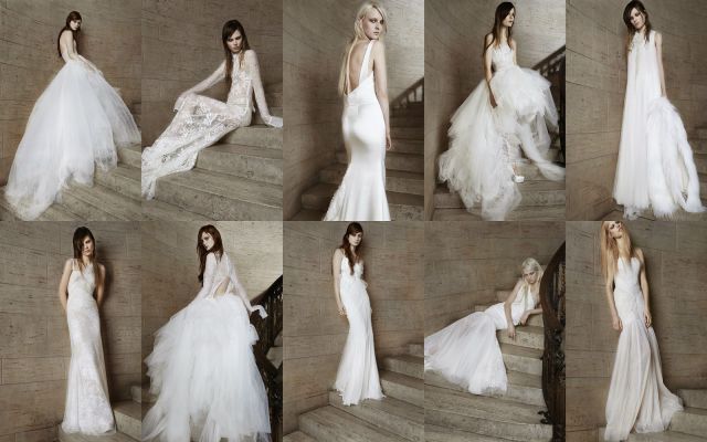 Signée Vera Wang, la robe en plume de paon !: Les 5 robes de mariée